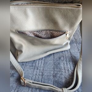 Chic Gray Shoulder Bag for Women